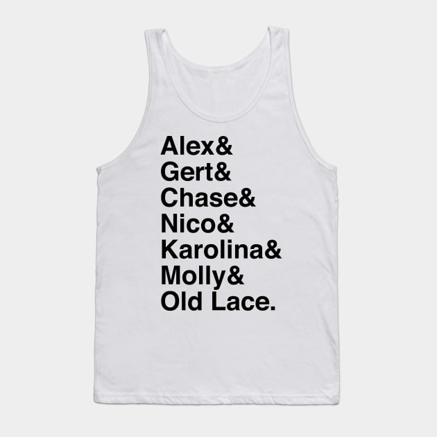 Runaways Characters Tank Top by brendalee